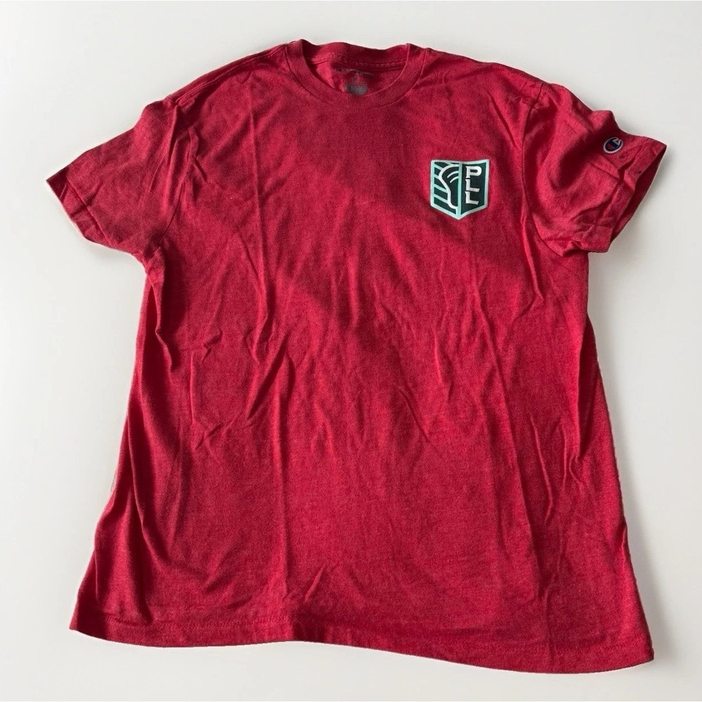 Champion Whipsnakes PLL Red Graphic Print Crew Neck T-Shirt Men's M